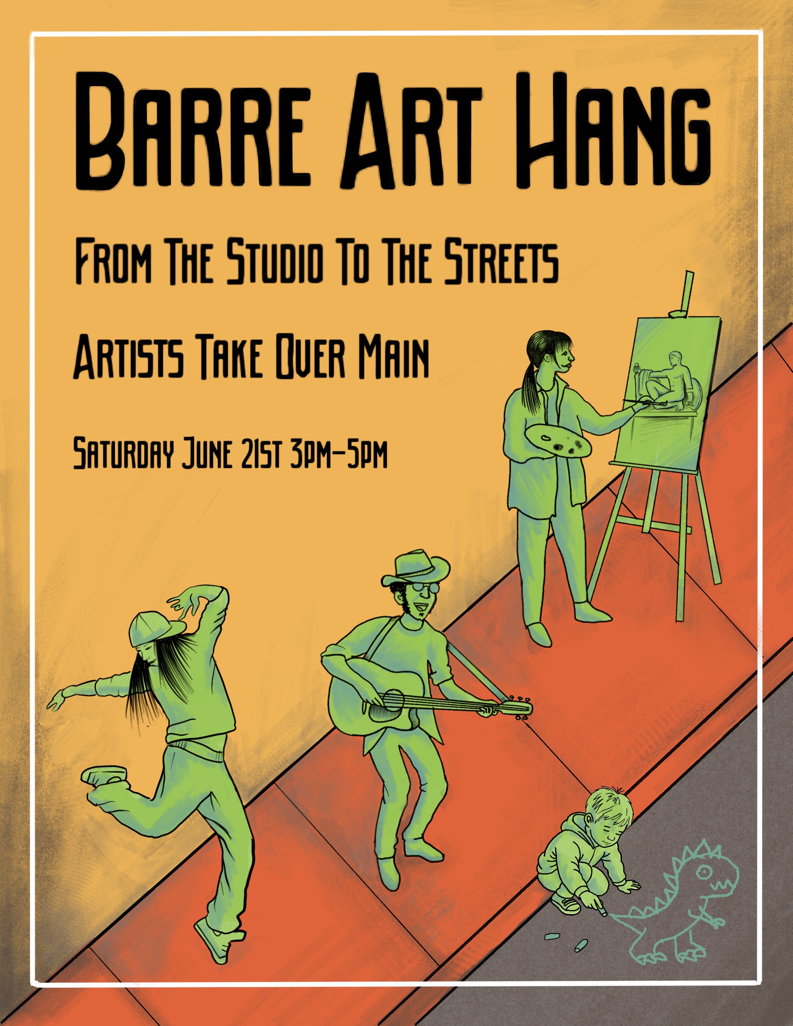 Barre Art Hang poster
